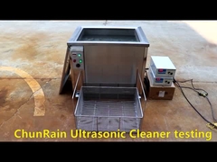 Limpeza ultrassônica com filtro