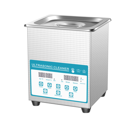 o líquido de limpeza ultrassônico automático do poder de 2L 60W com desgaseifica e Semiwave
