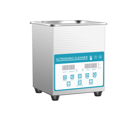 o líquido de limpeza ultrassônico automático do poder de 2L 60W com desgaseifica e Semiwave