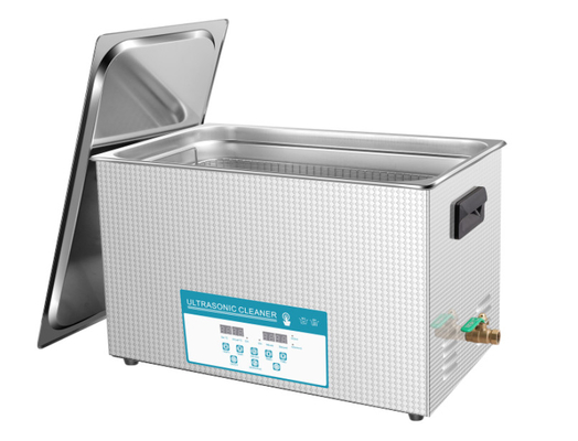 líquido de limpeza ultrassônico de Digitas da frequência 40khz com o tanque interno de 500x300x200mm