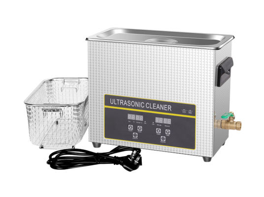 Líquido de limpeza ultrassônico da capacidade 6.5L Digitas com o tanque interno de 300x150x150mm