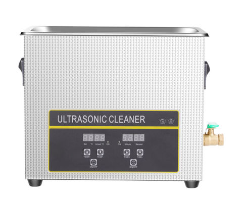 Líquido de limpeza ultrassônico da capacidade 6.5L Digitas com o tanque interno de 300x150x150mm