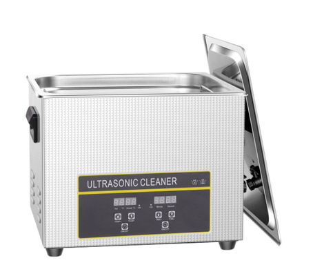Líquido de limpeza ultrassônico de aquecimento do poder 400W Digitas com certificação do FCC