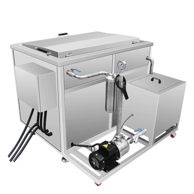 Líquido de limpeza ultrassônico industrial das peças de automóvel 88L com sistema do filtro de óleo