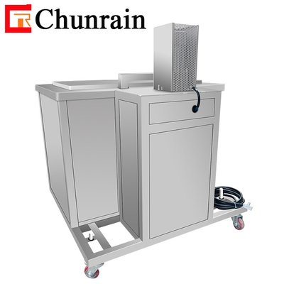 38-360L Limpador Ultrassônico Industrial Personalizado Com Elevador Para Peças Metálicas do Motor do Automóvel