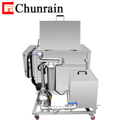 Máquina de limpeza por ultra-som Chunrain 108L 40kHz Filtro de capuz industrial tinta de carbono Motor de limpeza tanque banho