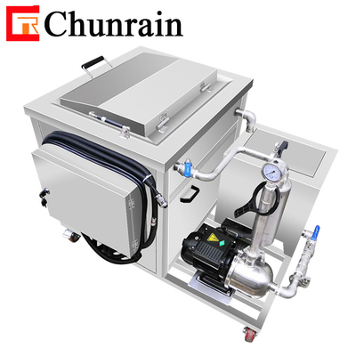 Máquina de limpeza por ultra-som Chunrain 108L 40kHz Filtro de capuz industrial tinta de carbono Motor de limpeza tanque banho