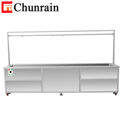 Equipamento de limpeza de cortinas de persianas de janela ultra-sônica ChunRain com função de lavagem de limpeza CR-2072T