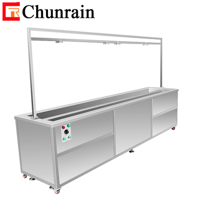 Equipamento de limpeza de cortinas de persianas de janela ultra-sônica ChunRain com função de lavagem de limpeza CR-2072T