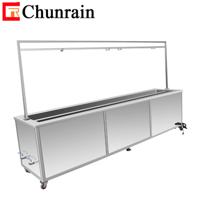 Equipamento de limpeza de cortinas de persianas de janela ultra-sônica ChunRain com função de lavagem de limpeza CR-2072T