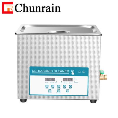 Chunrain CR-040S 10L máquina de limpeza por ultra-som com Degas e semiaves para limpeza de peças de hardware