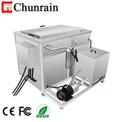 líquido de limpeza 264L ultrassônico industrial com filtragem