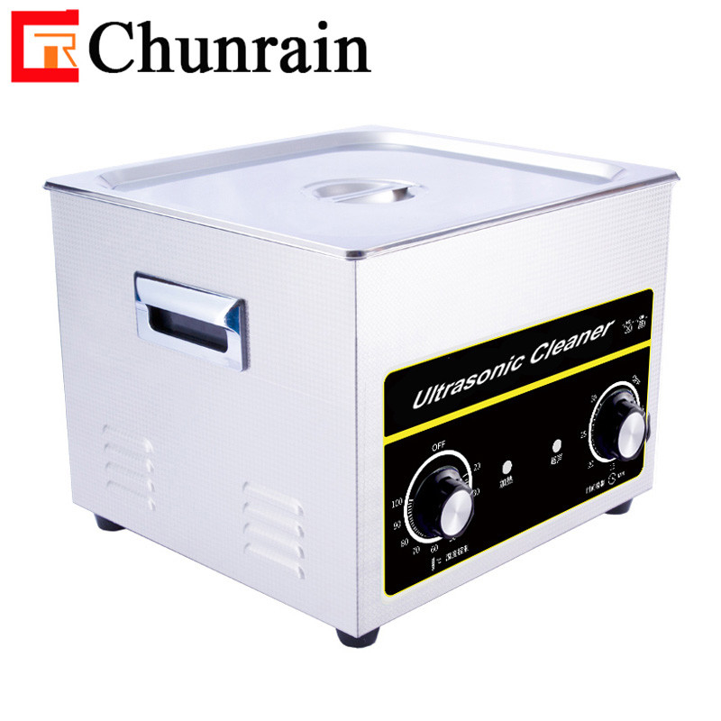 CR-060 15L 4gal Ultra-sônico limpador com temporizador / aquecedor para limpeza de carburador peças de automóvel
