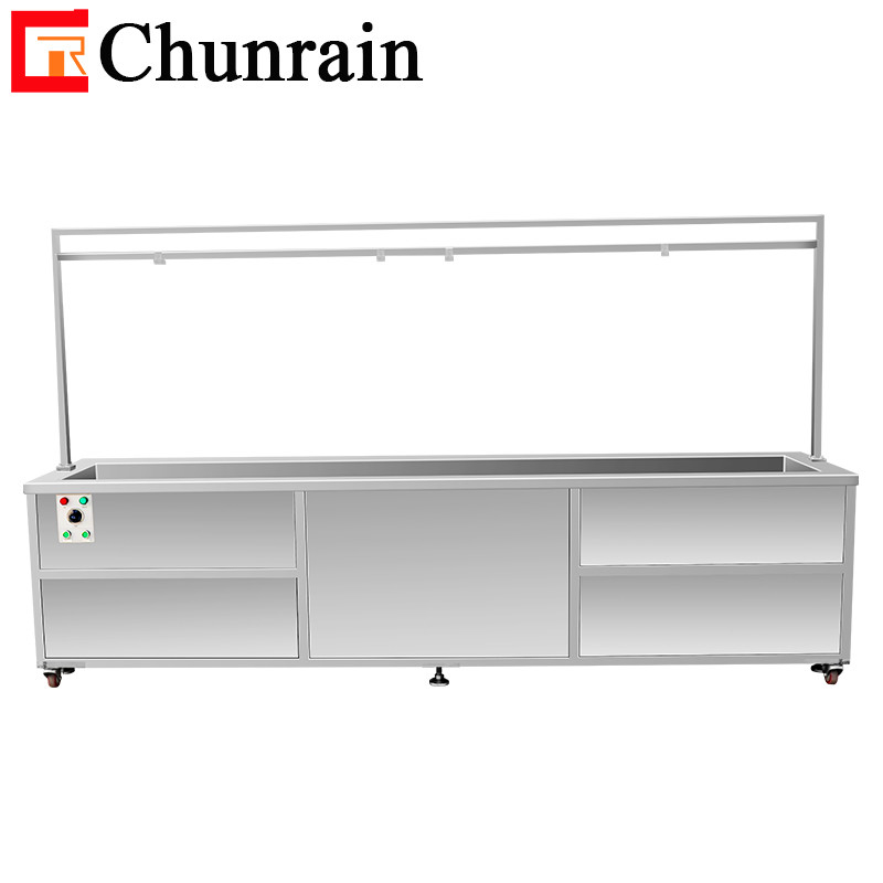 Equipamento de limpeza de cortinas de persianas de janela ultra-sônica ChunRain com função de lavagem de limpeza CR-2072T