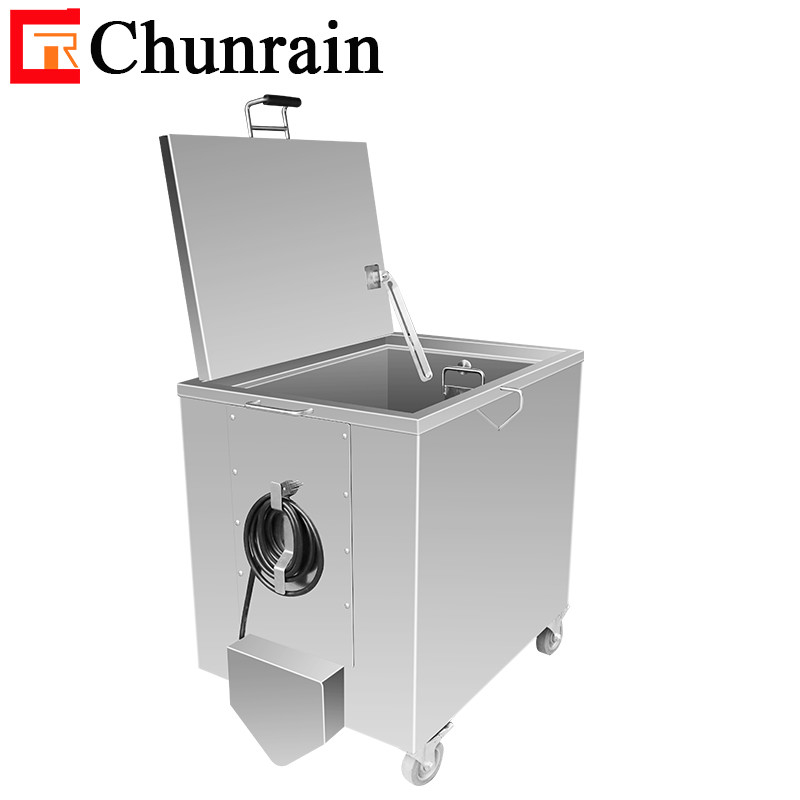 Tanque aquecido 1500W 80 Celsius Isolamento térmico 55 galões de remoção de óleo ultra-sônico limpador de pratos Tanque de imersão de cozinha