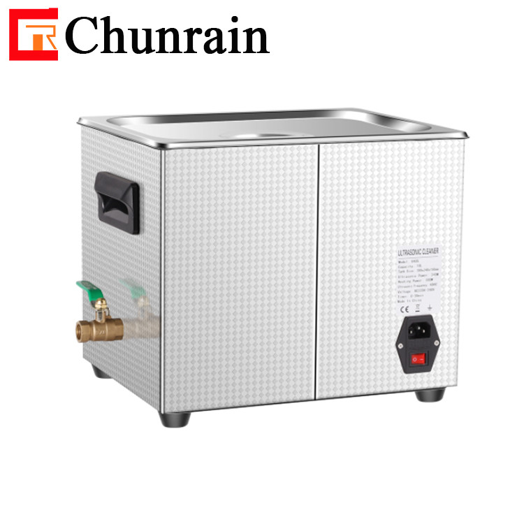 Chunrain CR-040S 10L máquina de limpeza por ultra-som com Degas e semiaves para limpeza de peças de hardware