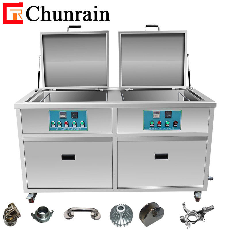 Líquido de limpeza ultrassônico do grande multi tanque industrial do FCC para as peças de motor 1500L do motor do caminhão