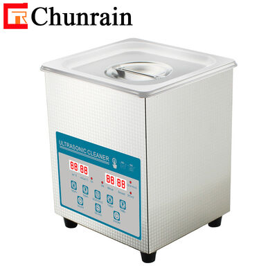 CR-010S 2L 60W Professional Desktop Digital Ultrasonic Cleaner com aquecedor e Degas e Semiwave para laboratório dentário