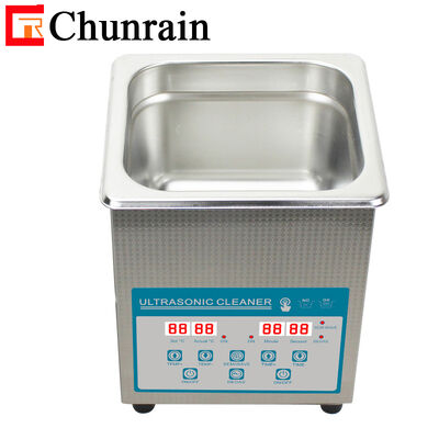 CR-010S 2L 60W Professional Desktop Digital Ultrasonic Cleaner com aquecedor e Degas e Semiwave para laboratório dentário