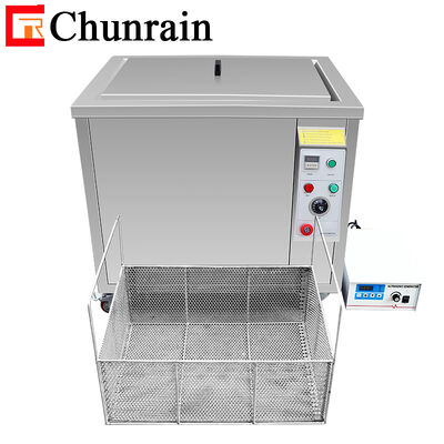 ChunRain 1800W 135L Limpador ultrassônico industrial de aço inoxidável Temporizador/aquecedor ajustável com certificação CE para motor de caminhão