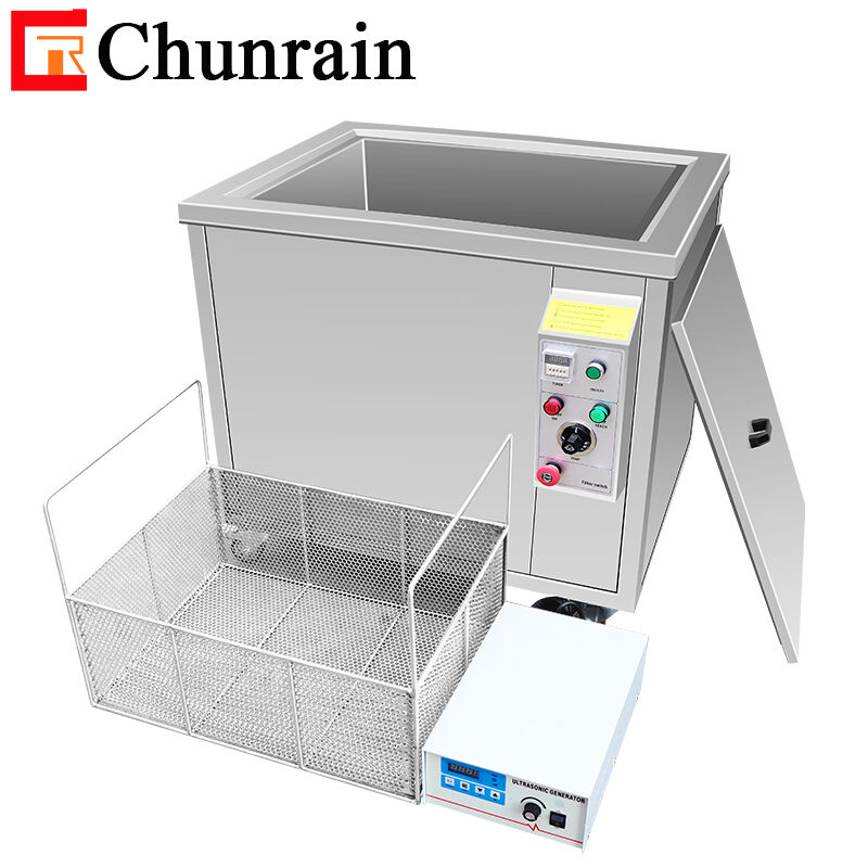 ChunRain 1800W 135L Limpador ultrassônico industrial de aço inoxidável Temporizador/aquecedor ajustável com certificação CE para motor de caminhão